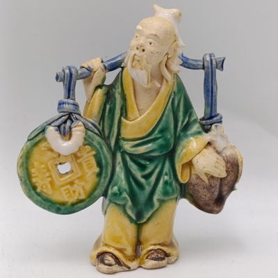 Vintage Chinese mud-man figurine