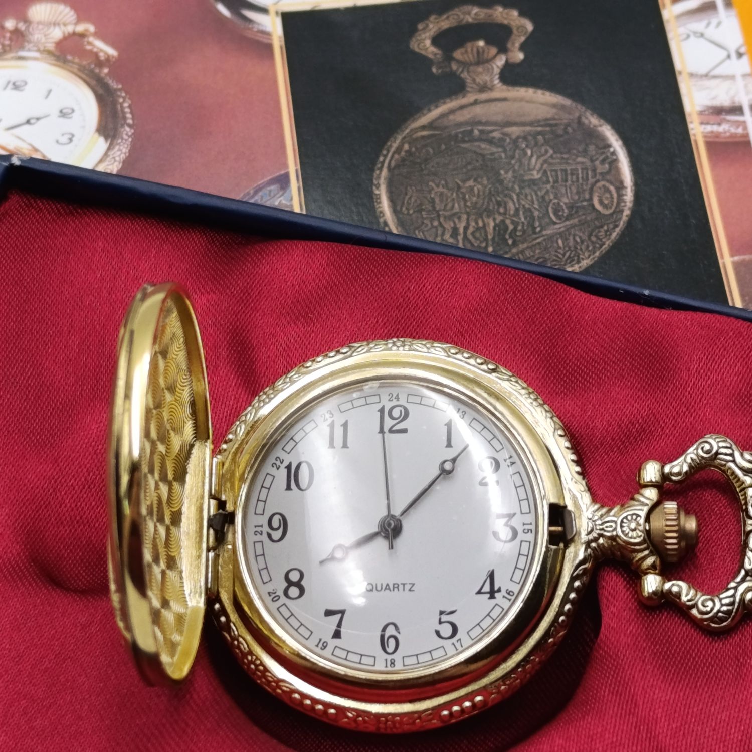 1830's style Travellers full hunter quartz pockewatch - #15 Pocketwatch collection