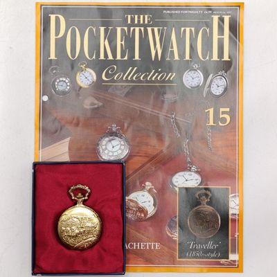 1830's style Travellers full hunter quartz pocket watch - #15 Pocketwatch collection