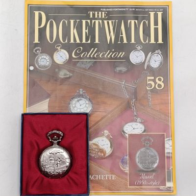 1950's Stule The Mussel full hunter quartz pocket watch - #58 Pocketwatch collection