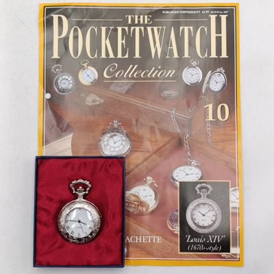 1670's Style Louis XIV quartz pocket watch - #10 pocketwatch collection