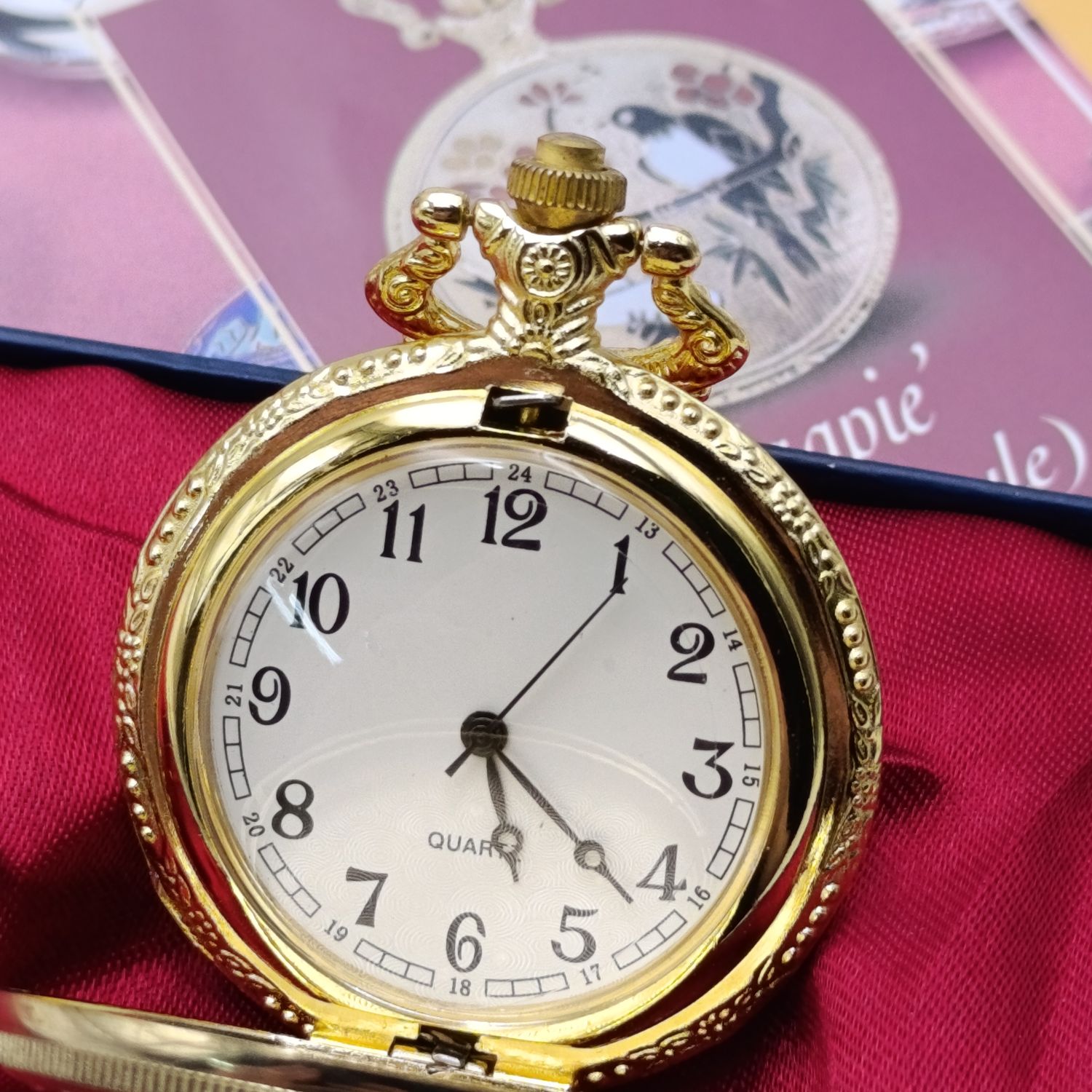 1880's Style Magpie full hunter quartz pocketwatch - #47 Pocketwatch collection