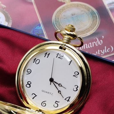 1930's Style Leonardo full hunter quartz pocketwatch - #61 Pocketwatch collection