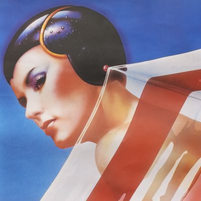 Rare Authentic 1985 poster designed by Syd Brakj - Printed by Anthena International