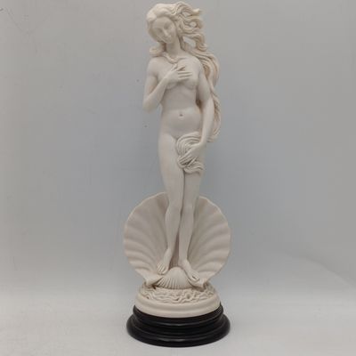 Vintage Italian Birth of Venus polyresin sculpture