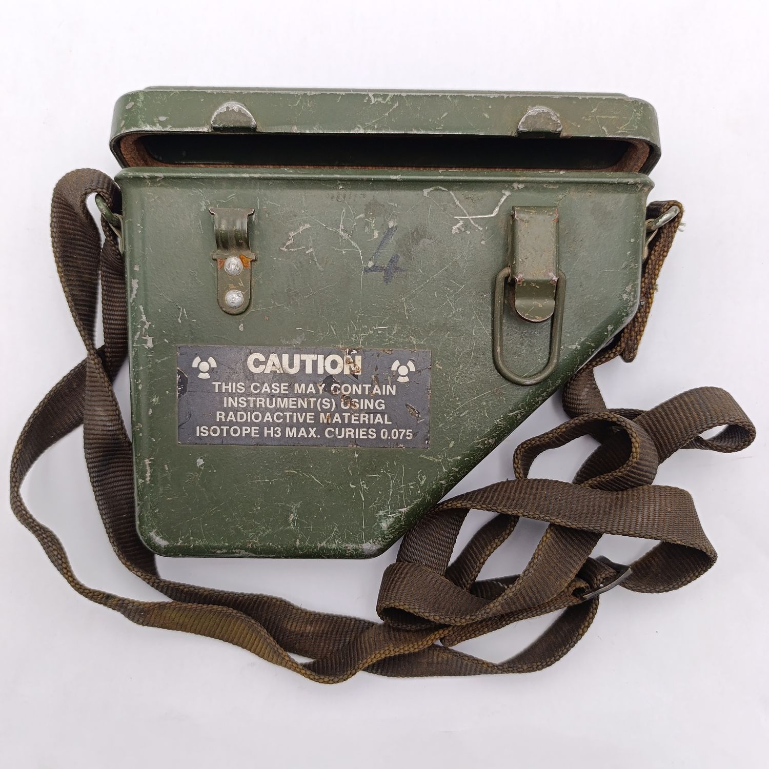 US Army M82 Gunner's quadrant instrument carrying case - Case only