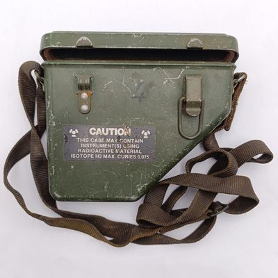 US Army M82 Gunner's quadrant instrument carrying case - Case only