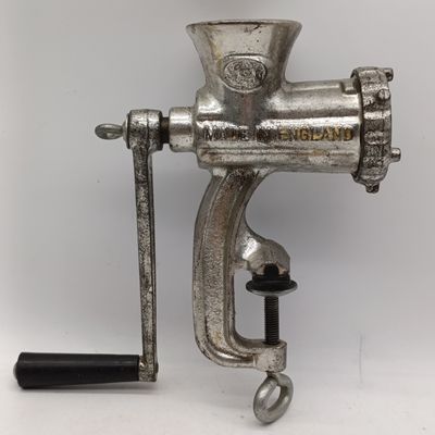 Vintage Spong No.5 table mount meat mincer