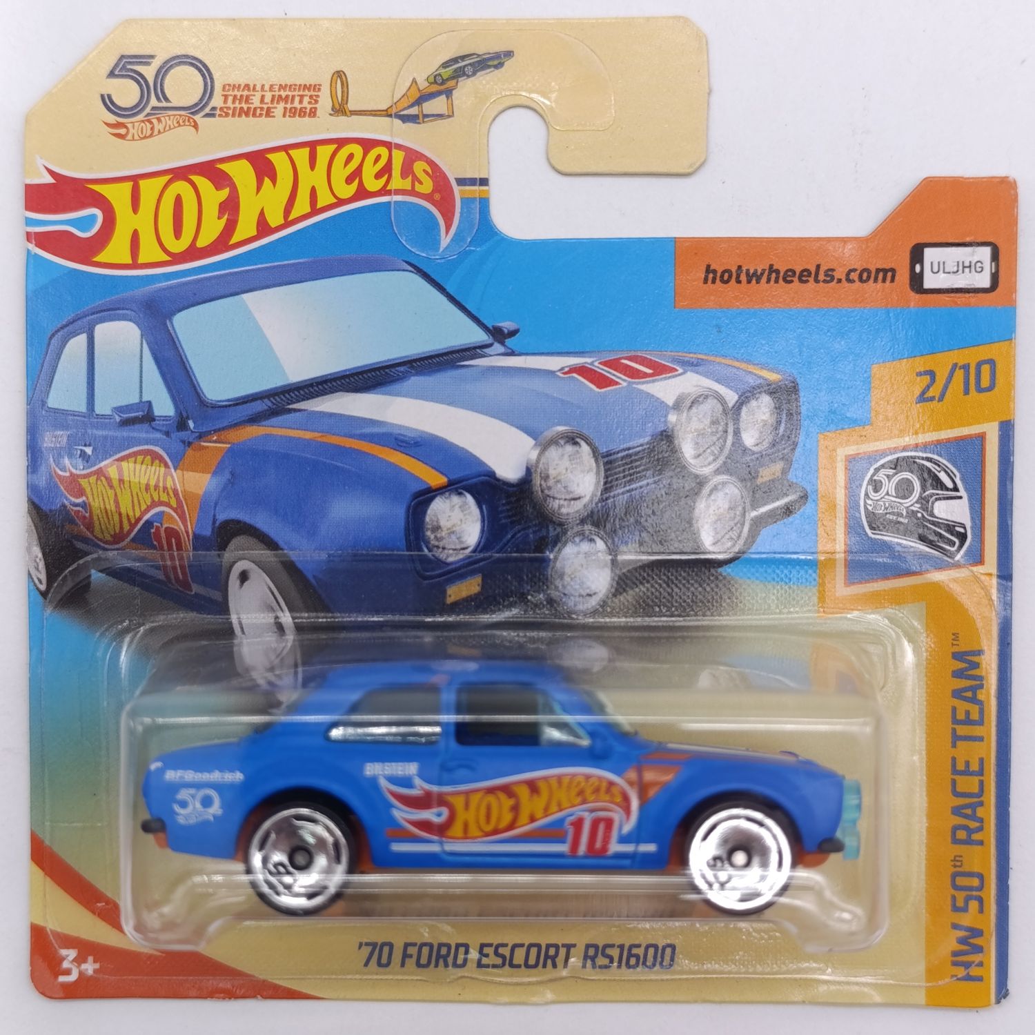 Hot Wheels 50 Race Team 1970 Ford Escort RS1600 die-cast car - sealed