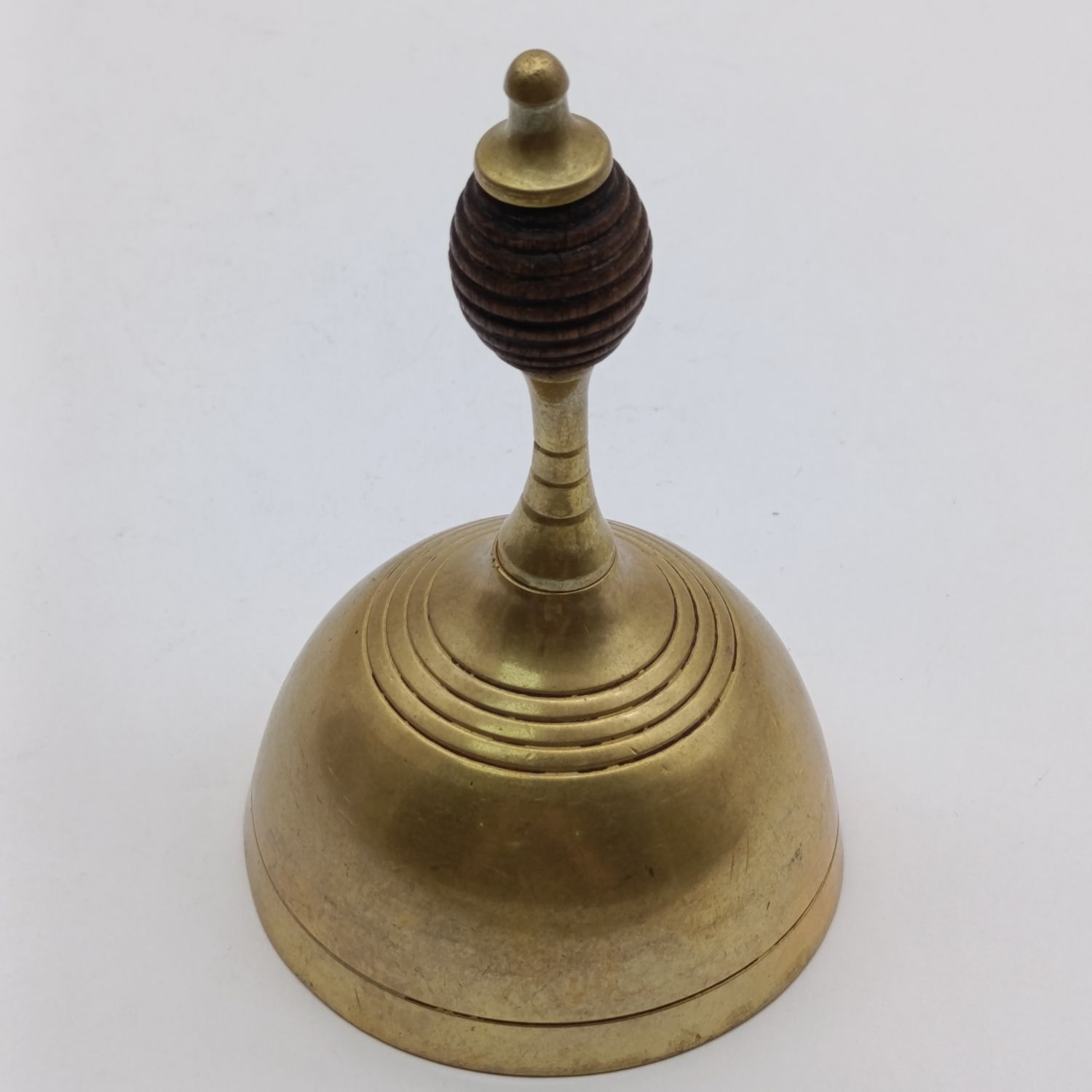 Vintage brass table top hand bell