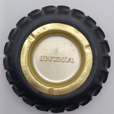 India Super Kommando tyres advertising ashtray