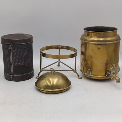 Cape Brass Coffee urn with stand - with inner filter