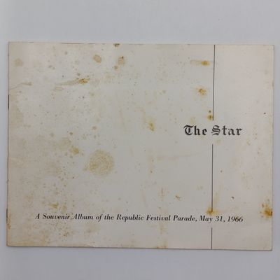 South Africa The Star 1966 Republic festival parade booklet