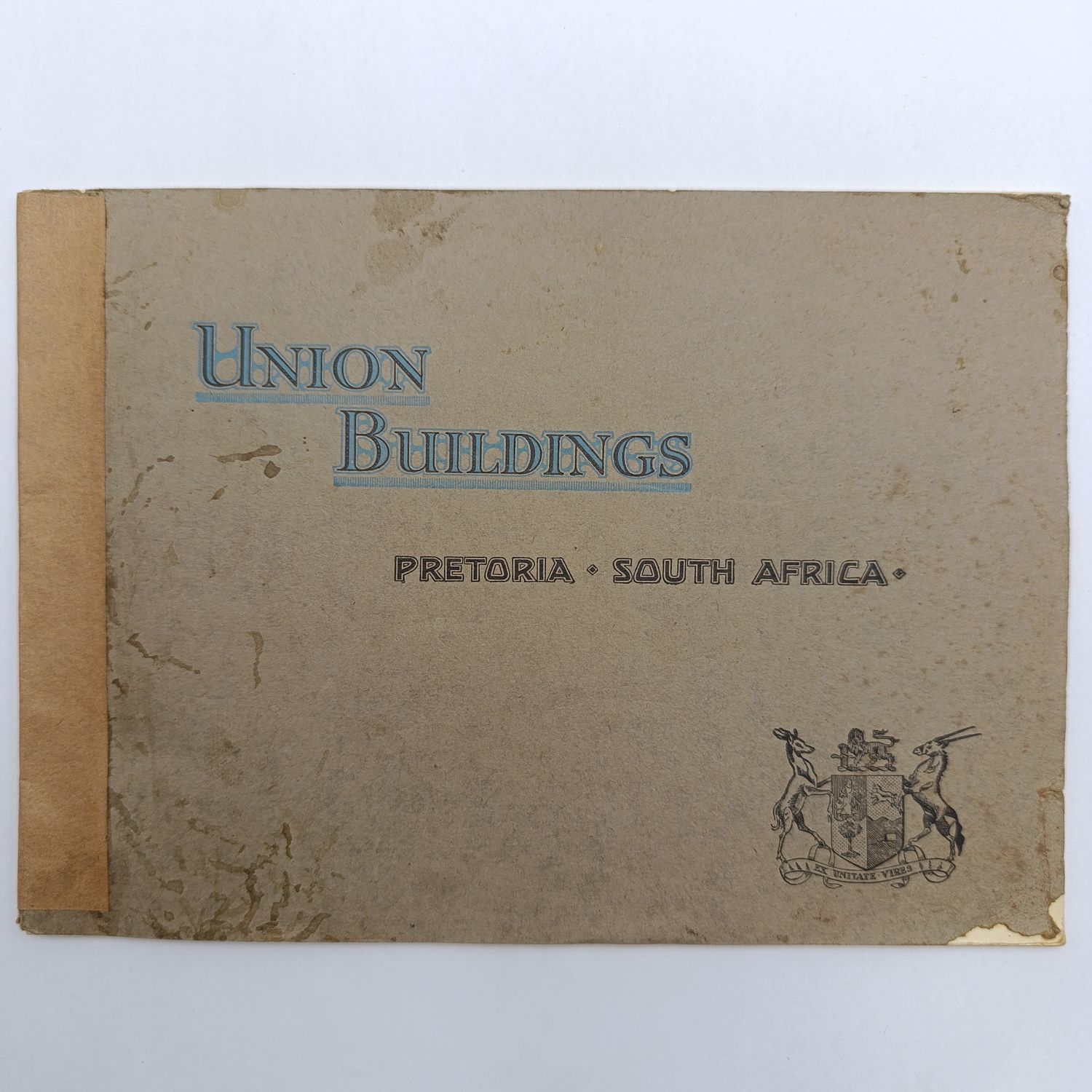 Union Government Buildings Pretoria photo booklet - extracted from the 1917 year book