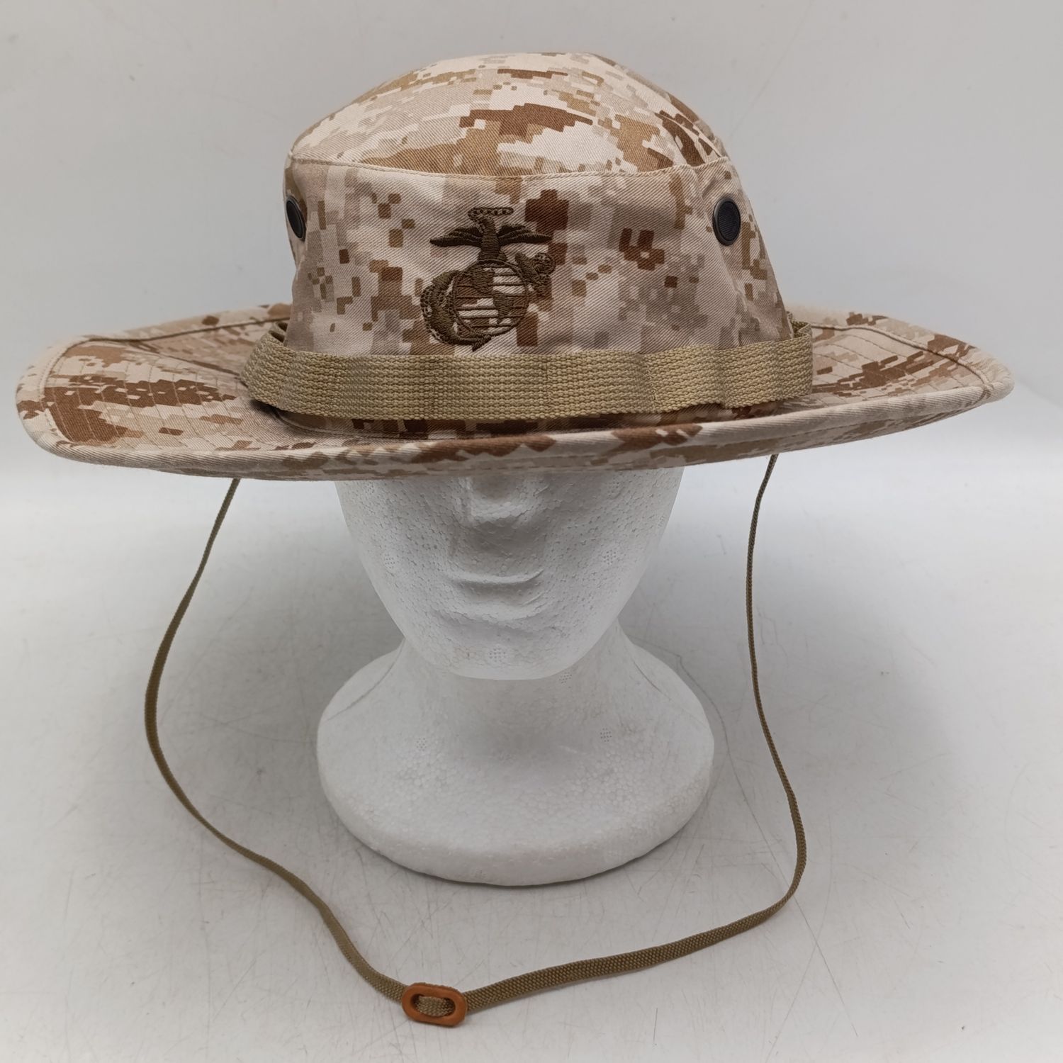 US Marine corps desert camo Marpat boonie hat - size Medium