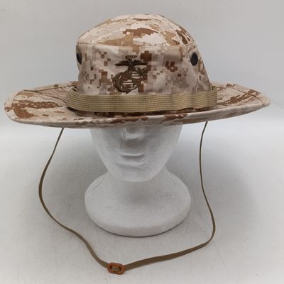 US Marine corps desert camo Marpat boonie hat - size Medium