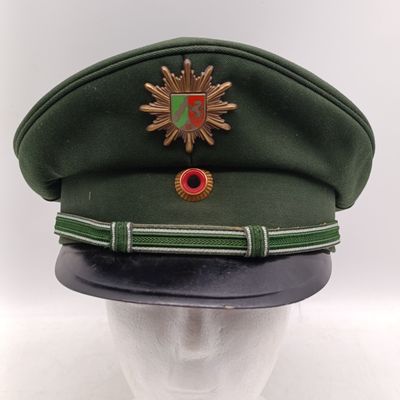German North Rhine-Westphalia Police cap with badges - size 58