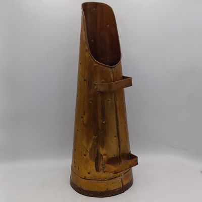 Vintage copper coal scuttle - height 61cm