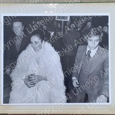 Lot of 41 Original Elizabeth Taylor photos in album - Most A4+ size - Also various other celebs - 1970s period