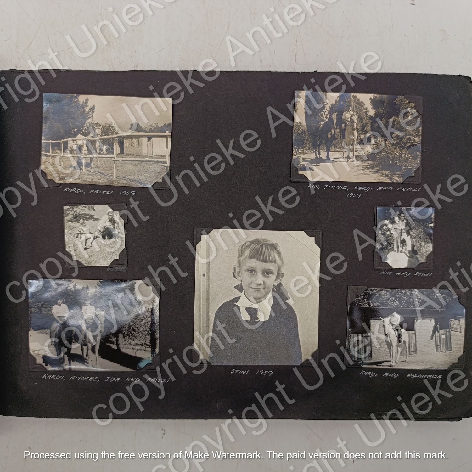 Photo album with 140+ photos from Roodepoort, Cape Town &amp; Windhoek 1950-1963