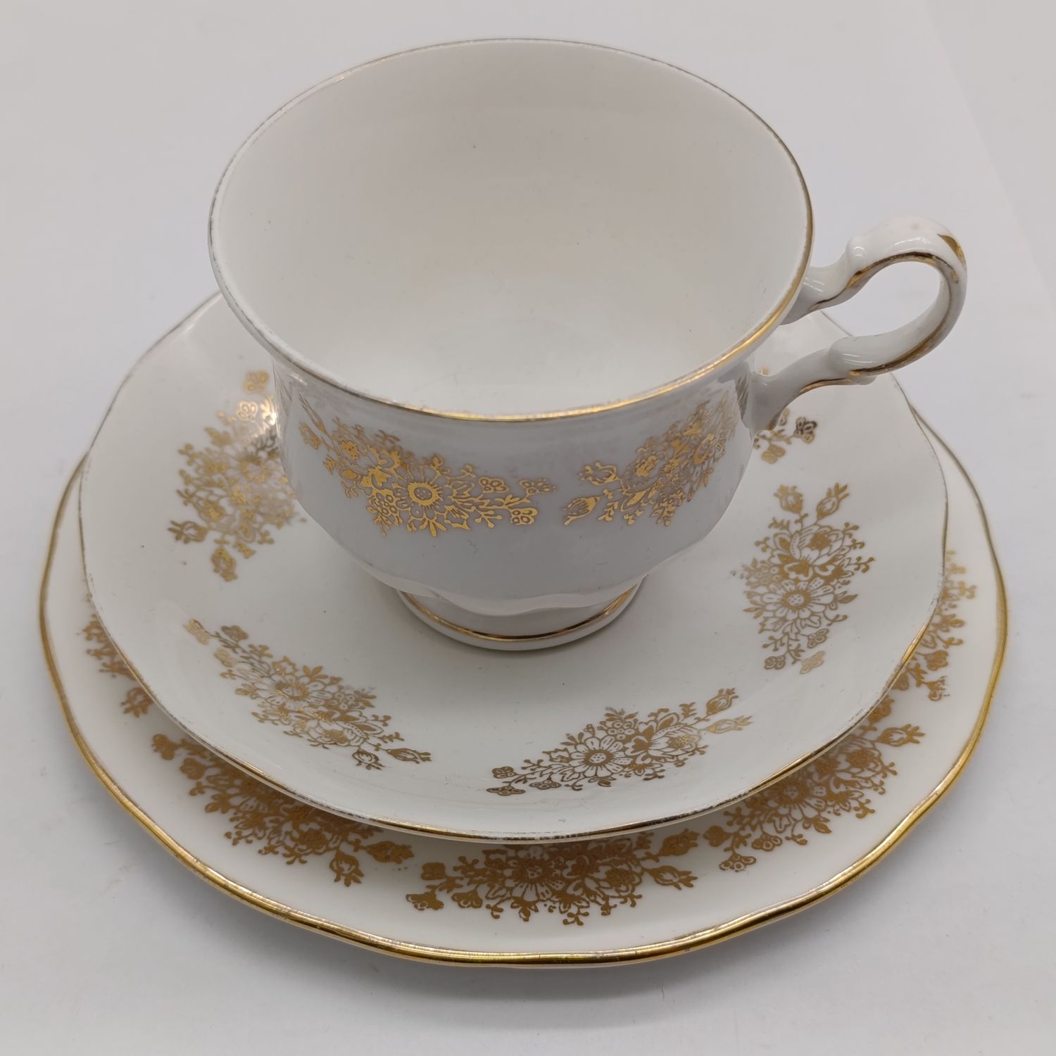 Vintage Queen Anne Porcelain trio