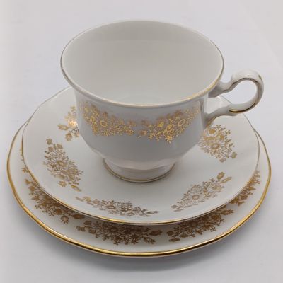 Vintage Queen Anne Porcelain trio