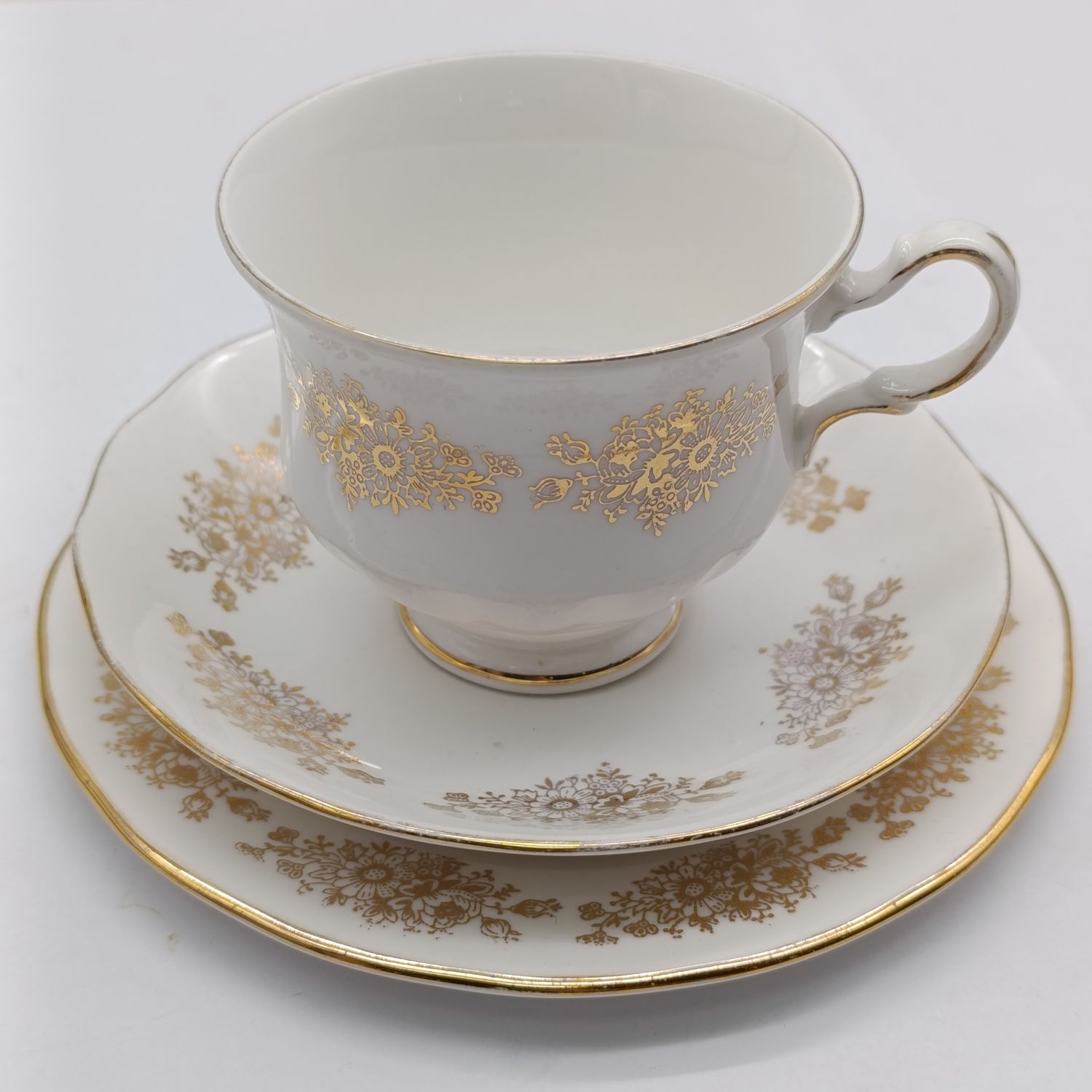 Vintage Queen Anne Porcelain trio
