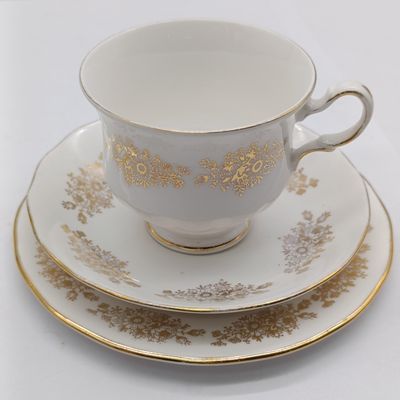 Vintage Queen Anne Porcelain trio