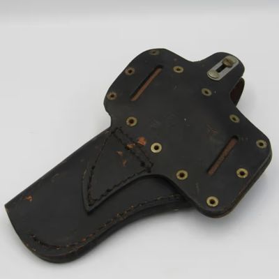 Vintage black leather SPJ 28/94 pistol holder