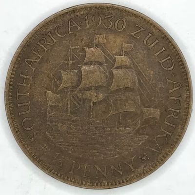 1930 SA Union Half Penny
