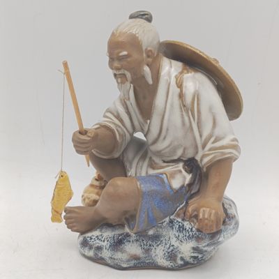 Vintage Chinese Mudman figurine
