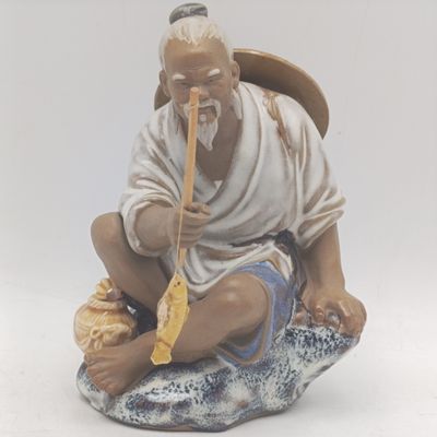 Vintage Chinese Mudman figurine