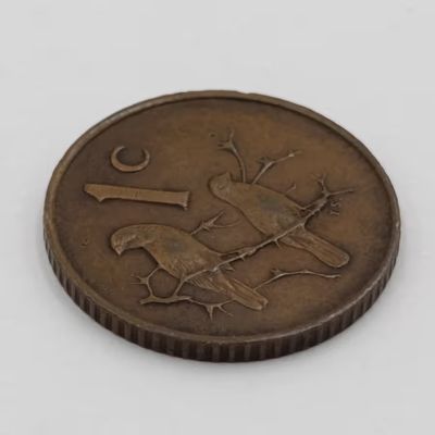 South Africa 1965 English 1 cent - business strike only 1180 minted