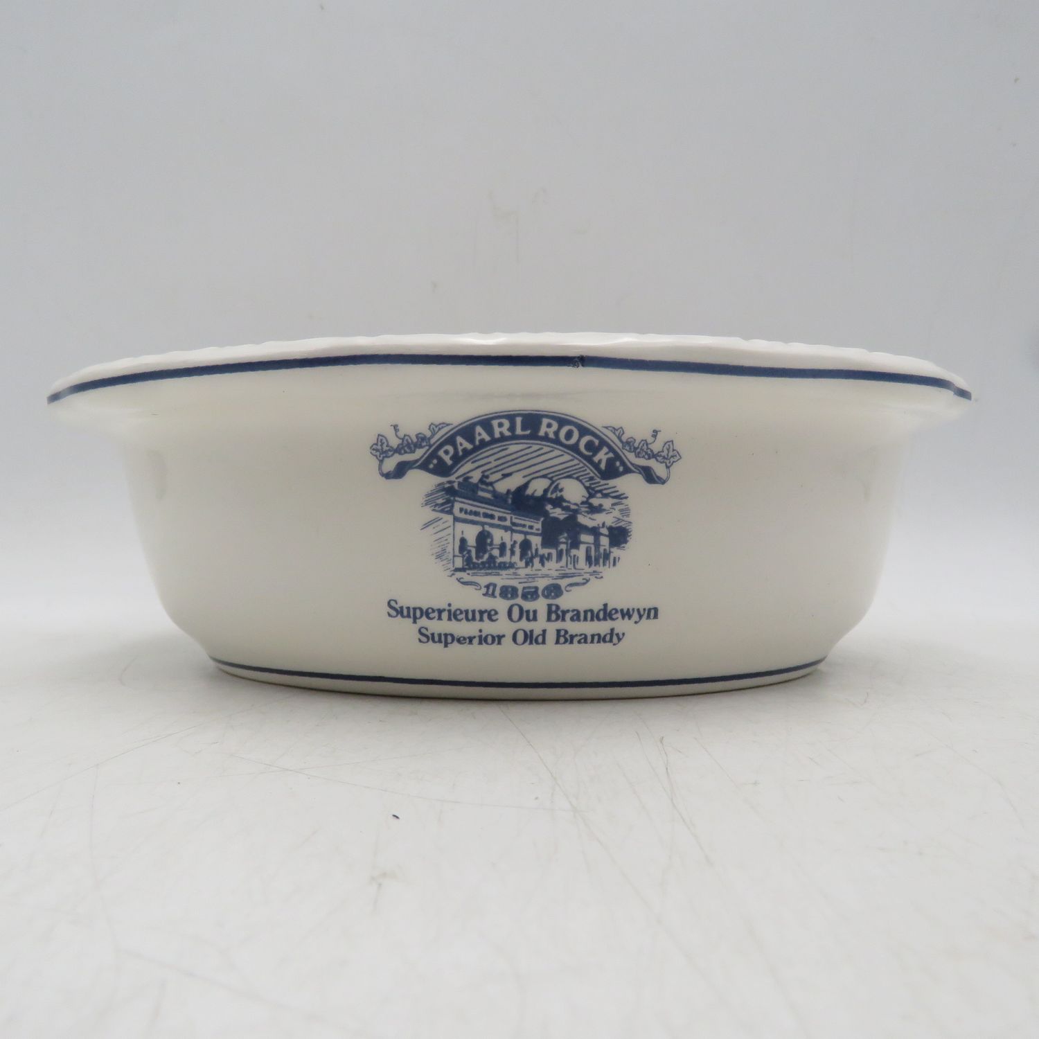 Vintage Paarl Rock Brandy porcelain shaking bowl