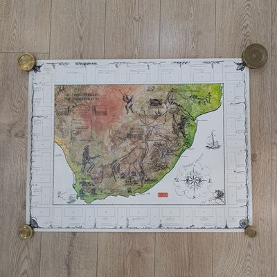 The Voortrekkers collectors card poster by DairyMaid - tear on left side