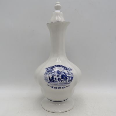 Vintage Paarl Rock Brandy porcelain decanter with lid