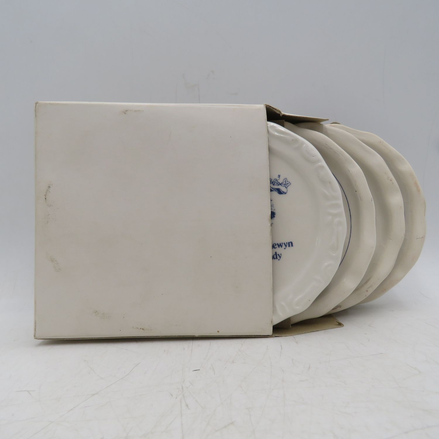 Vintage set of 4 Paarl Rock Brandy coasters in box