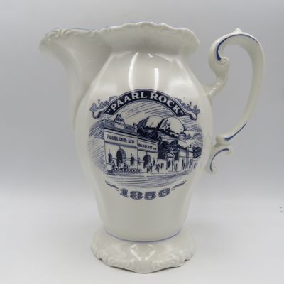 Vintage Paarl Rock Brandy porcelain pitcher