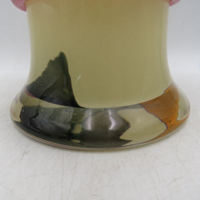 Vintage Kosta Boda Gobi glass designer flower vase - Height 16cm