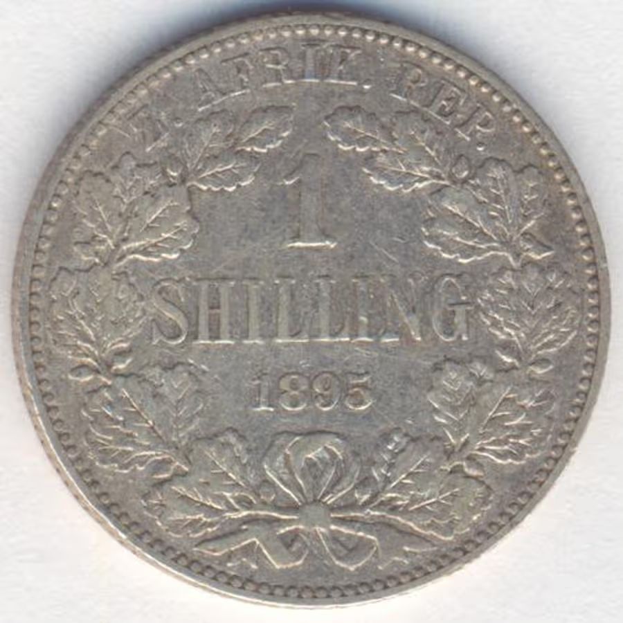 1895 ZAR Kruger shilling a VF - as per photo