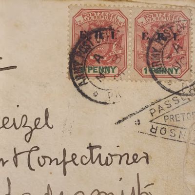 Army Post Boer War cover to Ladysmith Natal with passed by censor triangle