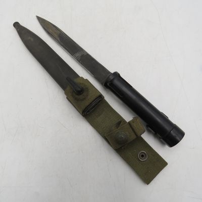 SADF R1 rifle bayonet with scabbard