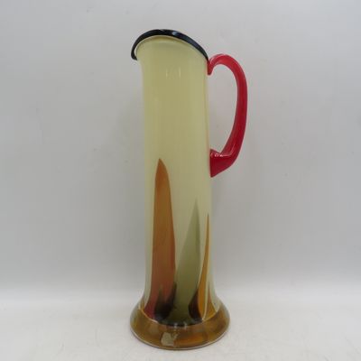 Vintage Kosta Boda Gobi glass designer pitcher - Height 34cm