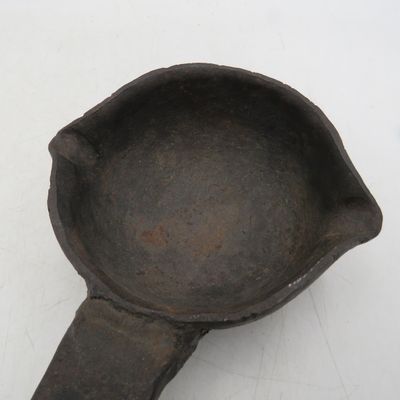 Antique Iron ladle for melting lead for bullet making - Length 44cm