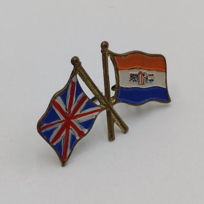 Vintage King George VI Royal visit to South Africa pin badge set