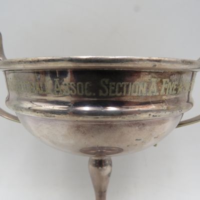 Vintage Mashonaland Junior Football Association Section A Five-a-Side Tournament winner's trophy