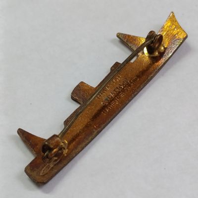 Vintage Union Castle Shipping Line pin badge