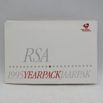 1995 year pack of mint stamps and miniature sheets - 56 items