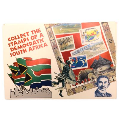 104 Mint stamps and miniature sheets  - stamps of a democratic South Africa