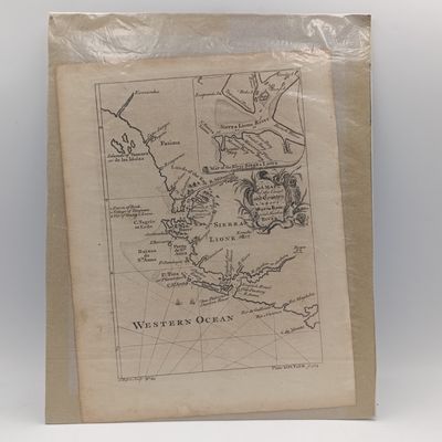 18th Century map of Sierra Leone, West Africa